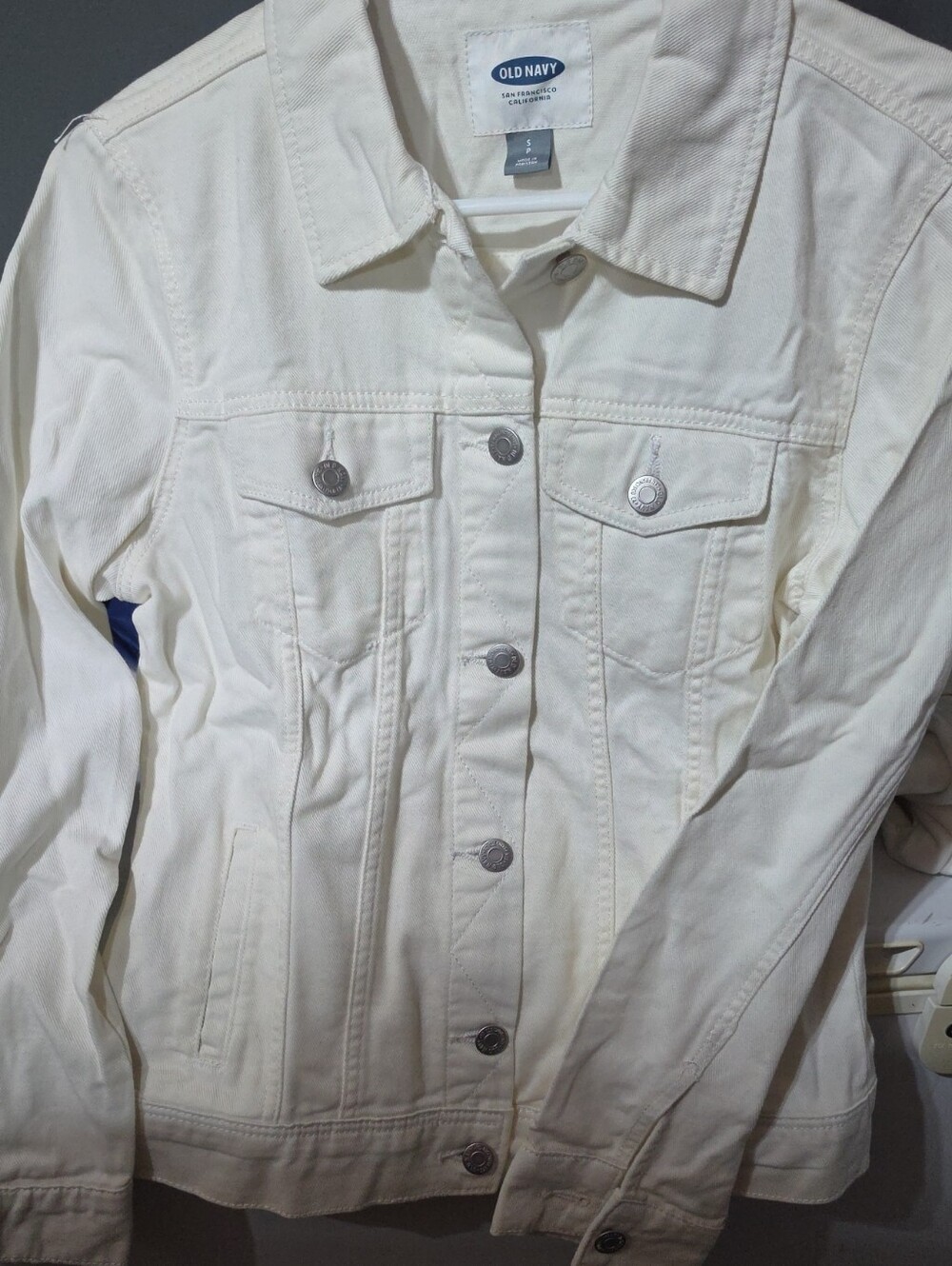 Old Navy Women's Off-White Denim Jacket